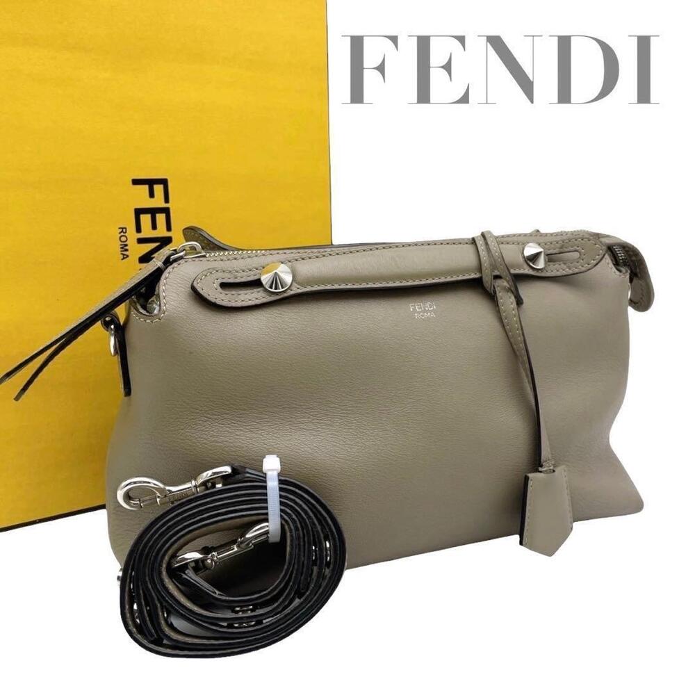 Fendi By The Way Beige Shoulder Bag